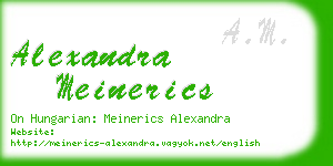 alexandra meinerics business card